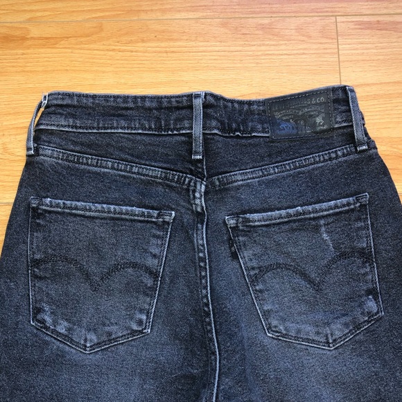 Levis 721 washed black skinny jeans - Picture 4 of 4